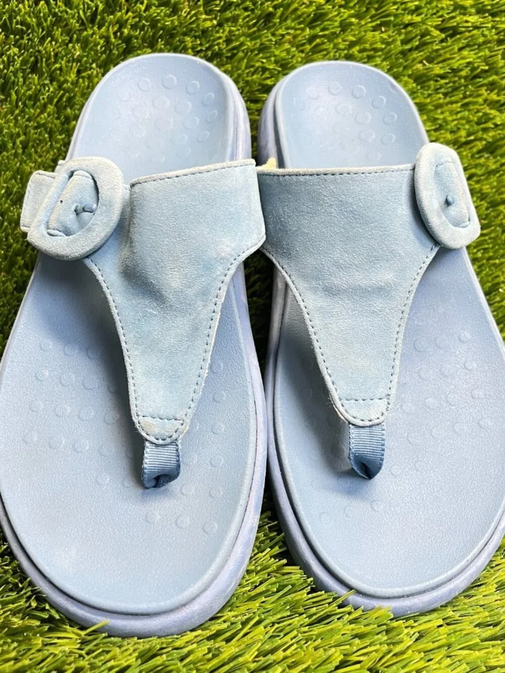 Vionic‎ Activate RX Womens Size 6.5 Blue Beach Walking Outdoor Thong Sandals